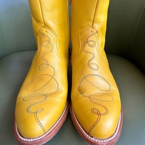 Charlotte Stone Tessie Boot in Ochre Size 8